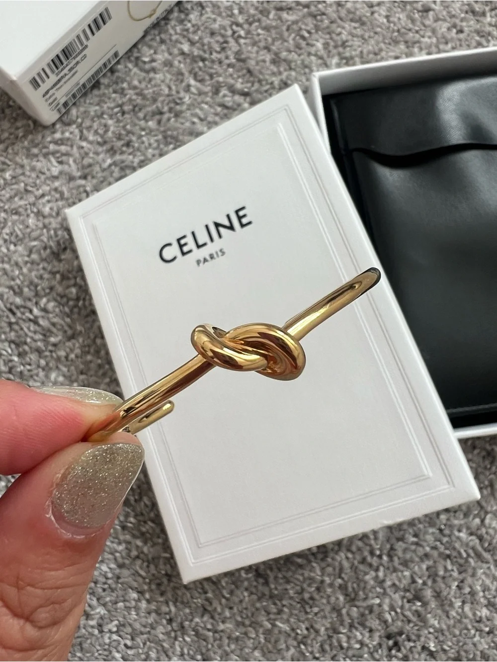 Authentic Celine Knot Extra-Thin Bracelet NWT